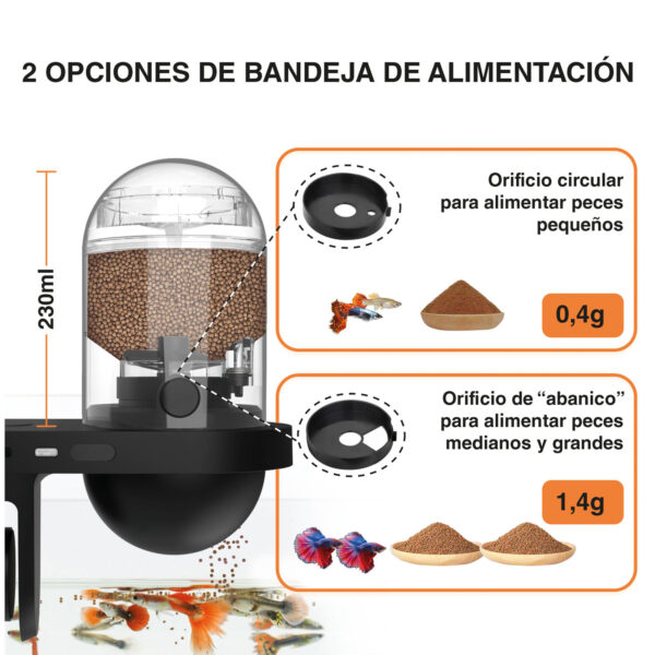 HYGGER HG082B Alimentador automático WIFI com câmara HD | Controlo remoto e vigilância em tempo real