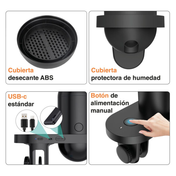 HYGGER HG082B Alimentador automático WIFI com câmara HD | Controlo remoto e vigilância em tempo real