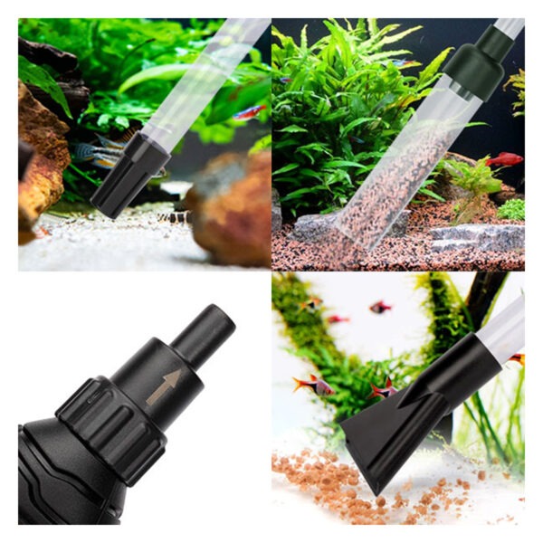 Hygger HG039 Sifão auto-aspirante 3 em 1 para limpeza de aquários