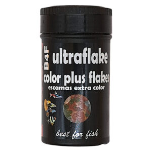 B4F Color Plus Flakes : Alimento em flocos para peixes tropicais que realça a cor