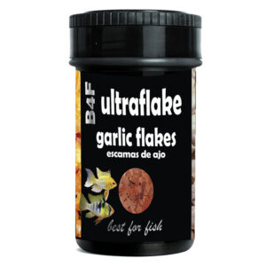 B4F Garlic Flakes - Alimento em flocos para todos os tipos de peixes enriquecido com alho