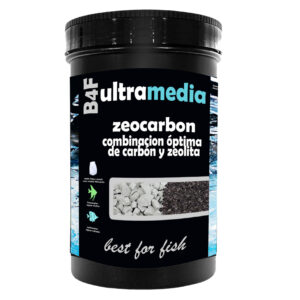 B4F UltraMedia ZeoCarbon | Carvão ativado e zeólito combinados para filtragem química em aquários de água doce e salgada.