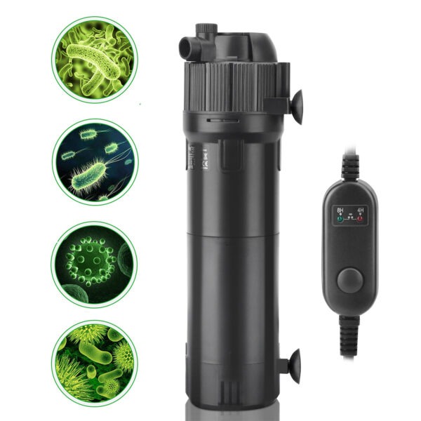 Filtro UV Programable Hygger HG032 | Filtración y Oxigenación Profesional