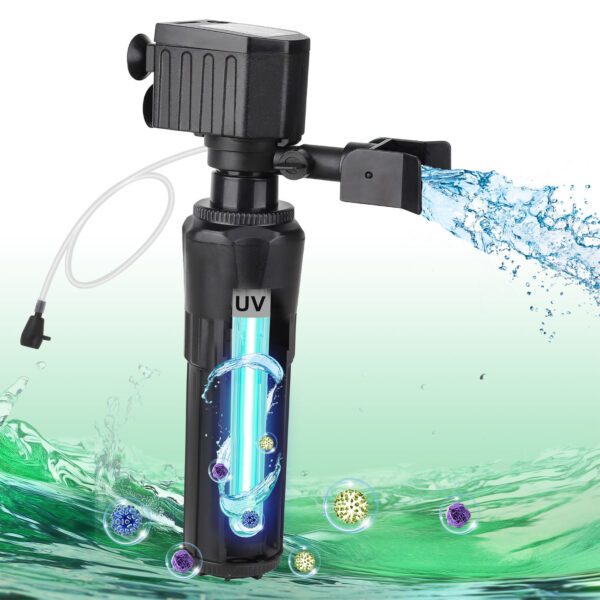 Filtros internos UV Hygger HG032 | Filtragem e oxigenação profissionais