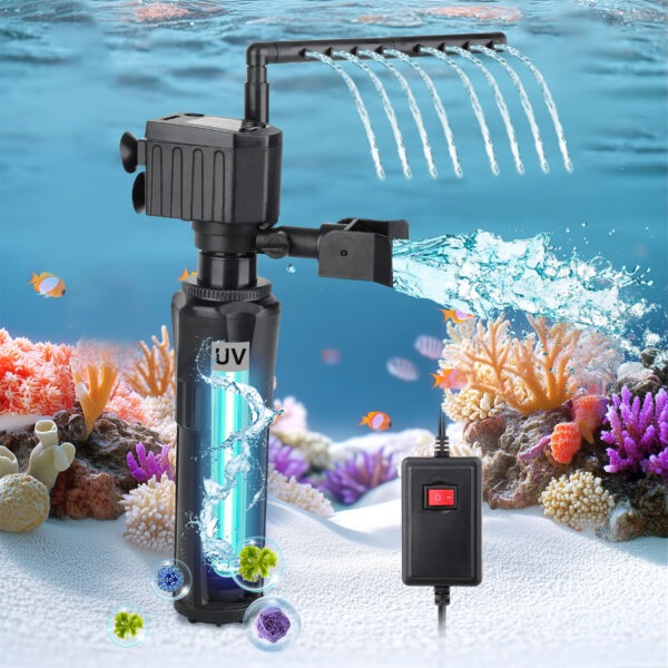 Filtros internos UV Hygger HG032 | Filtragem e oxigenação profissionais