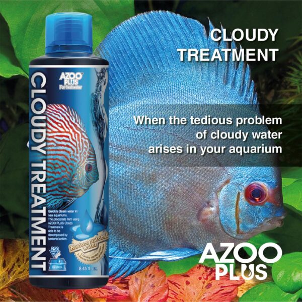 AZOO Plus Cloudy Treatment | Clarifier para resolver qualquer tipo de turvação nos aquários.