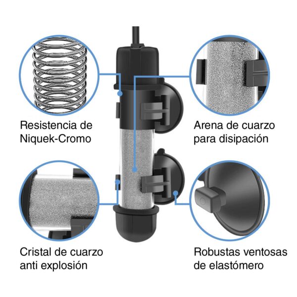 HYGGER Mini Pro Heater com ecrã externo para mini aquários