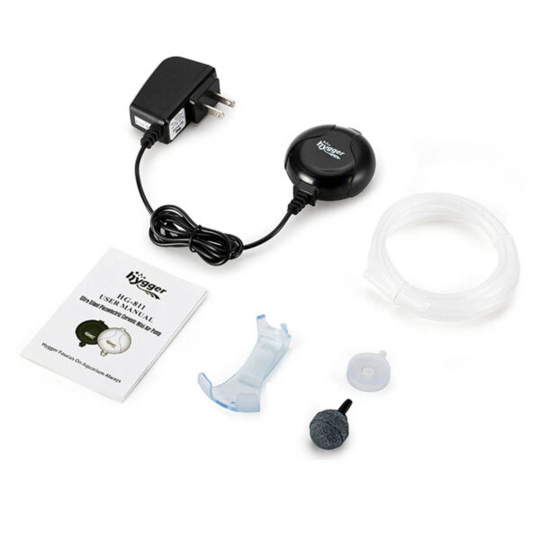 Kit Aireador HYGGER mini HG811 | Aireador silencioso para acuarios hasta 120 litros