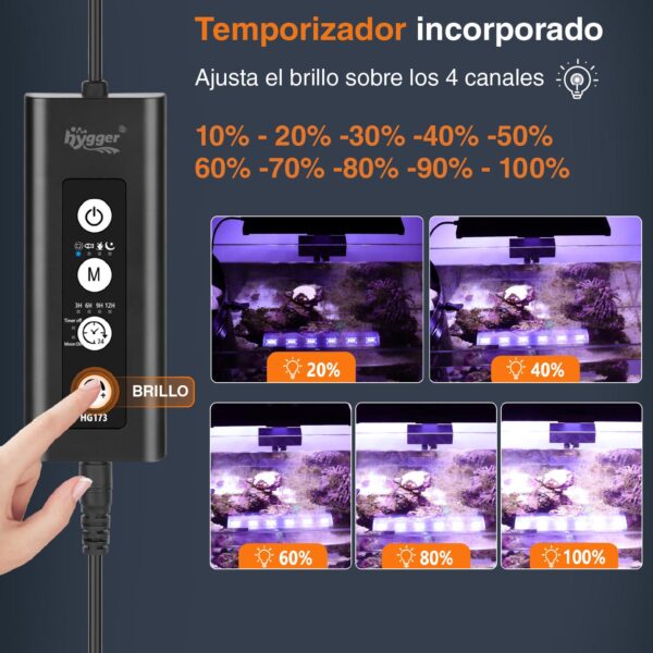 HYGGER Marine One HG173| Iluminação profissional para corais exigentes