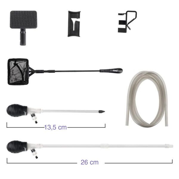 Set Limpieza para acuarios Hygger HG080 | Sifón y Alimentador 3 en 1