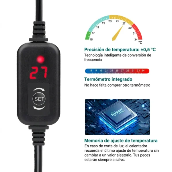 Calentador Compact Pro HG096 | Dispositivo inteligente con display externo