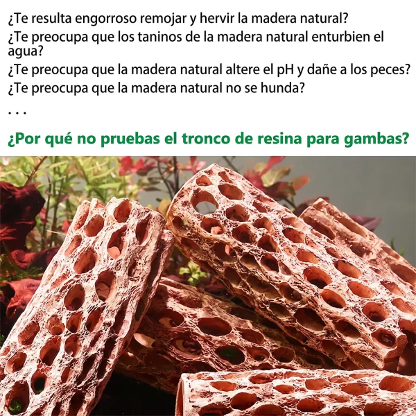 Cholla de Resina DECOR | Decoración realista Hygger para tu acuario
