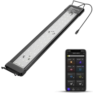 Pantalla LED inteligente bluetooth| RGB con CRI 95 para acuarios plantados