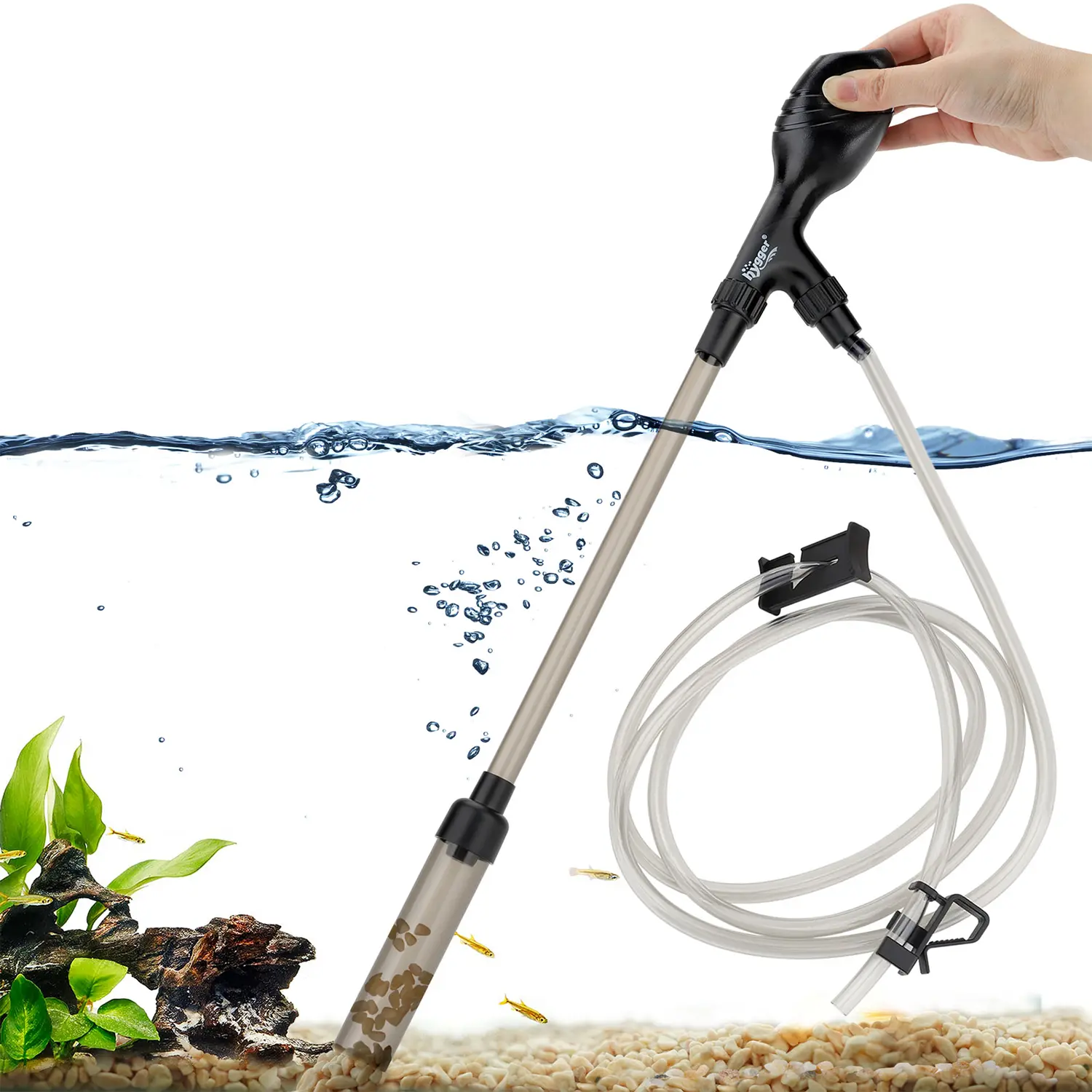 Sifonador grava campana PRO | Hygger HG013
