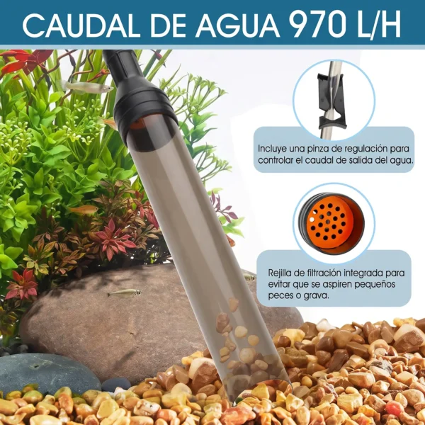 Sifonador grava campana PRO | Hygger HG013