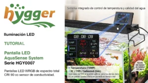 Tutorial Pantalla LED AquaSense System| Tecnología de iluminación hygger